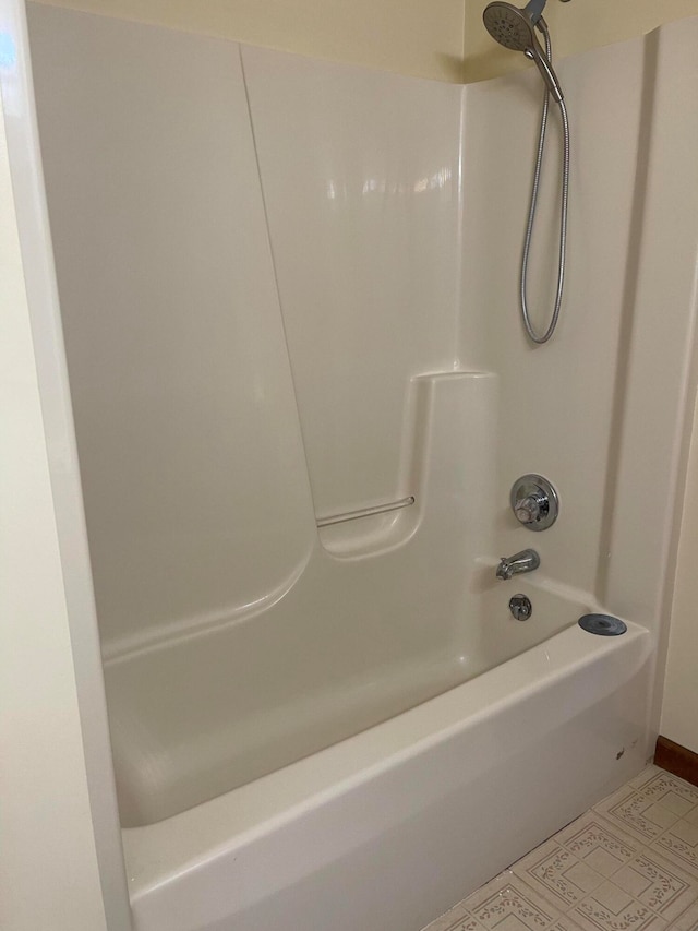 bathroom featuring tub / shower combination