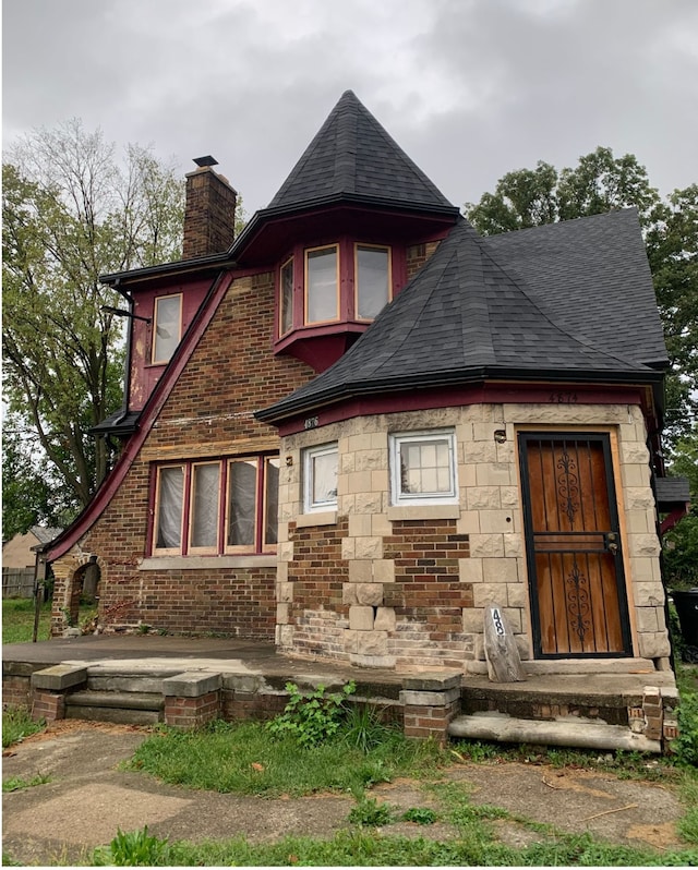 view of rear view of property