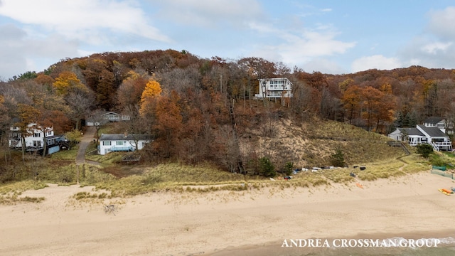 4719 Fox Hill Ln, Macatawa, MI 49434 - aerial view of property's location featuring a heavily wooded area