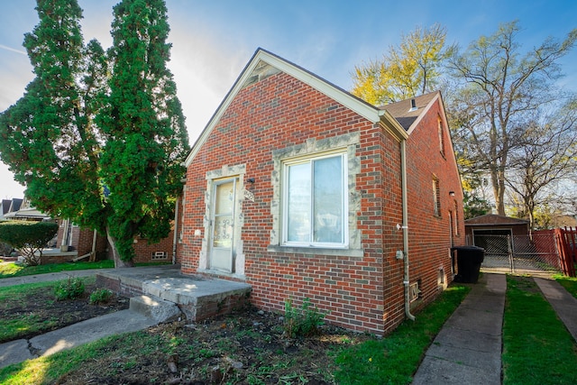 view of bungalow-style house