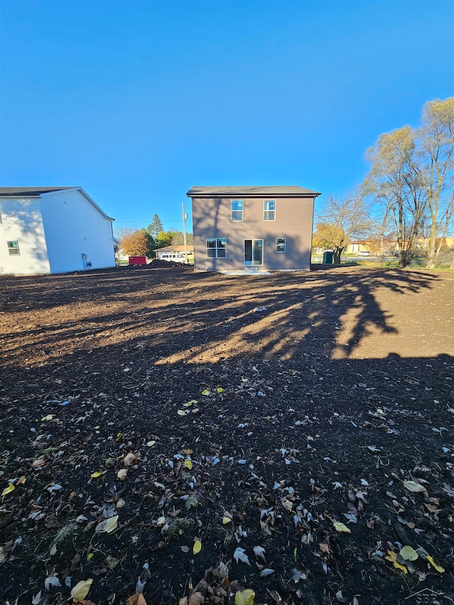 view of rear view of property