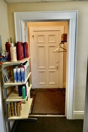 view of doorway to outside