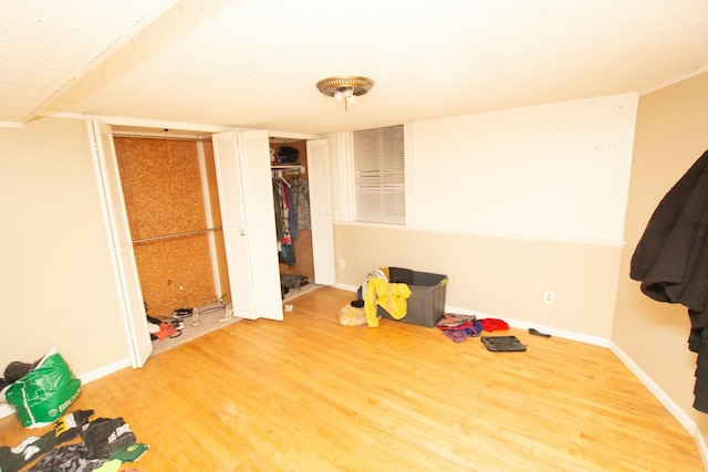 interior space featuring hardwood / wood-style flooring