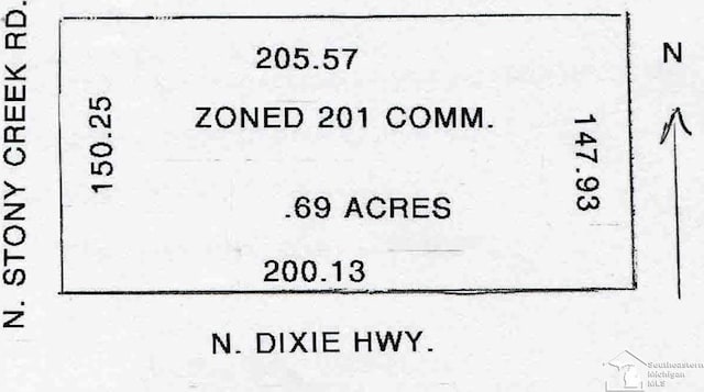 000 N Dixie Hwy, Monroe MI, 48162 land for sale