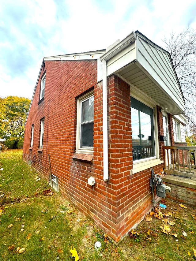 view of side of property