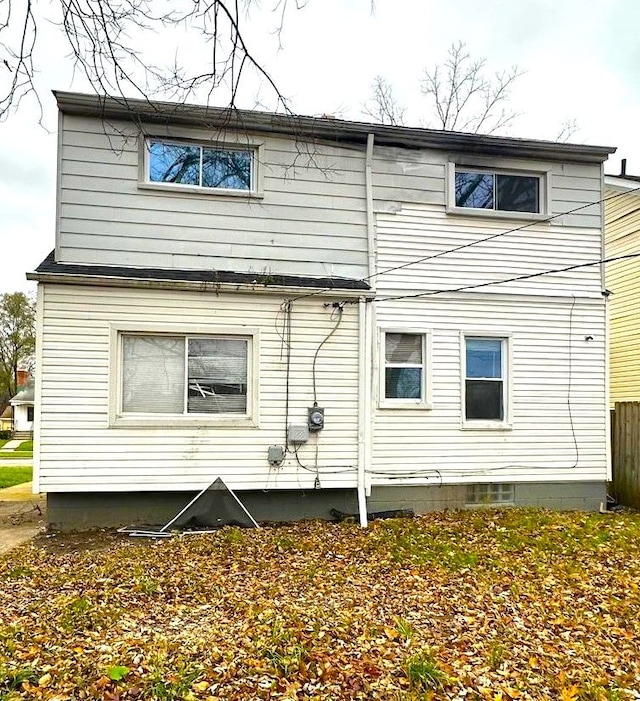 view of rear view of house