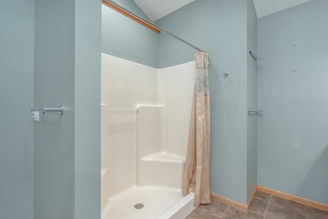 bathroom with walk in shower