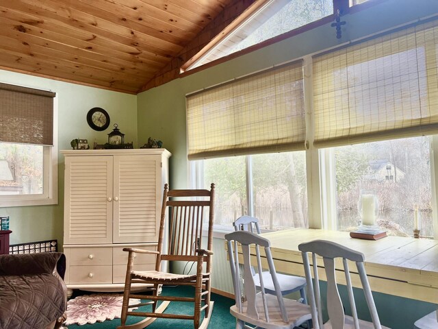 5376 Circle Dr, Reading, MI 49274 - sunroom / solarium featuring vaulted ceiling
