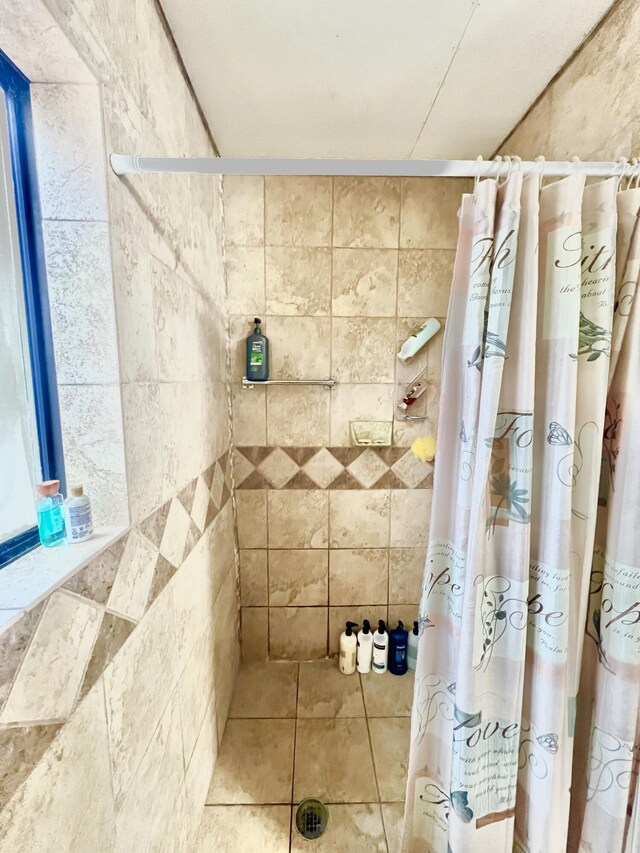 5376 Circle Dr, Reading, MI 49274 - full bathroom with tiled shower