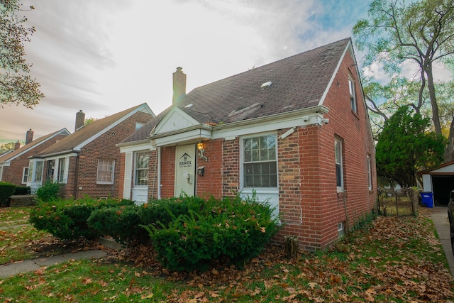 view of front of home