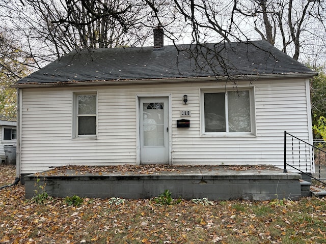 view of bungalow