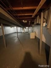 view of basement