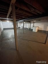 view of basement