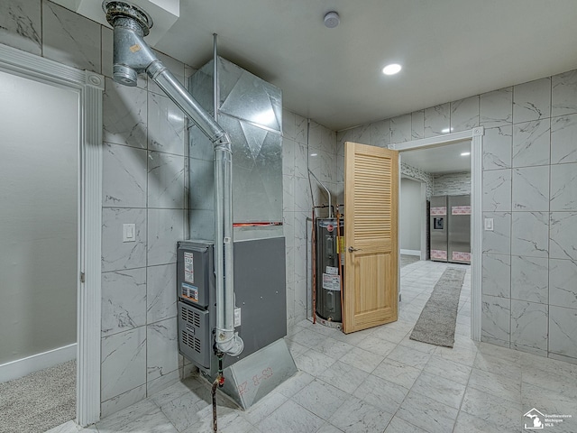 3495 Vermont Ct, Monroe, MI 48161 - utilities featuring electric water heater and heating unit