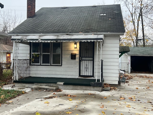 view of rear view of house