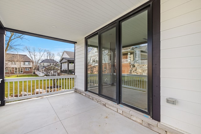 view of patio with covered porch