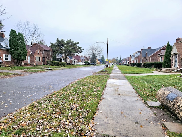 view of road