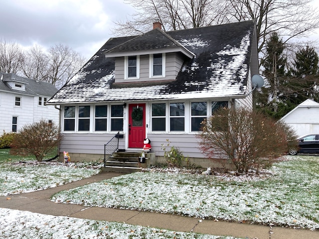 view of bungalow-style house