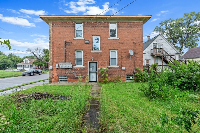 view of back of property