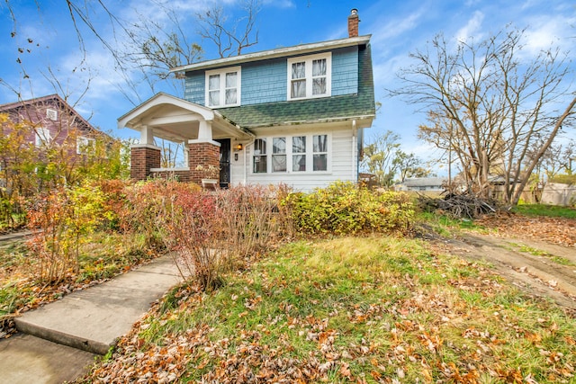 view of front of property