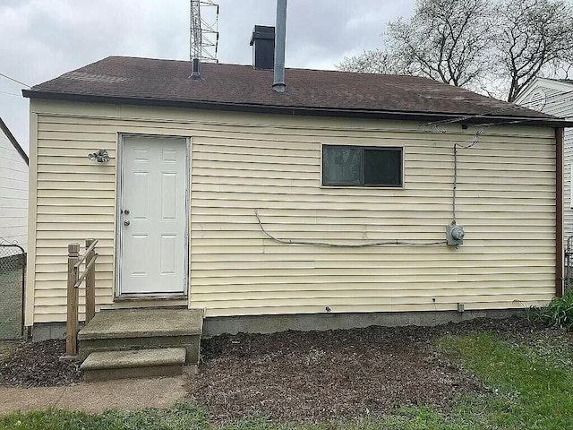 view of rear view of house