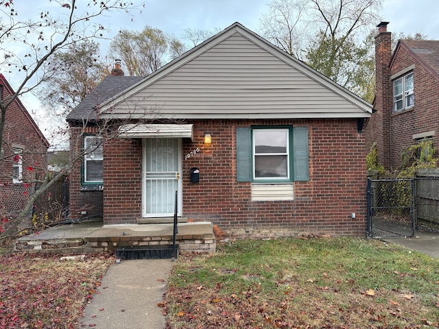 view of bungalow-style house