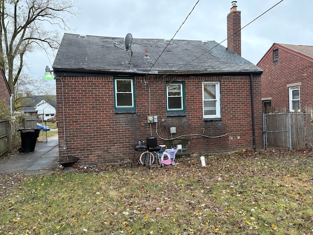 view of rear view of house