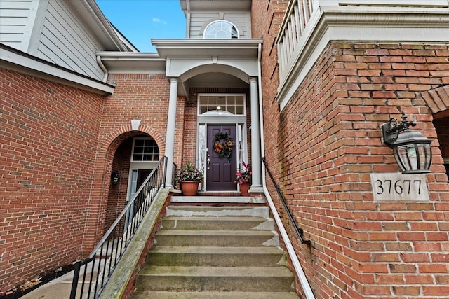 view of entrance to property