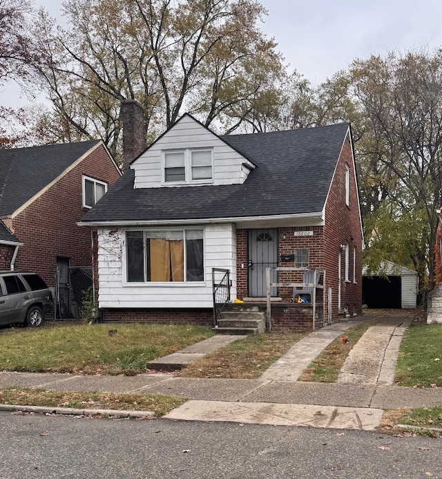 view of bungalow-style house