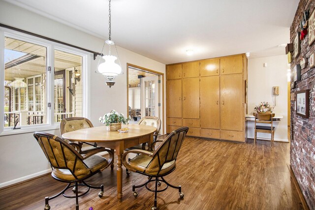 7349 E Main St, Eau Claire, MI 49111 - dining area with light wood finished floors and baseboards