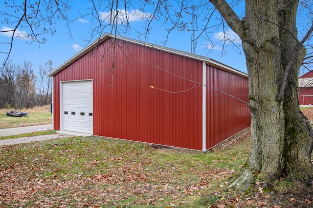 view of outbuilding