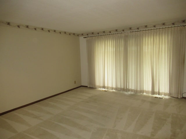 empty room featuring carpet floors and a healthy amount of sunlight