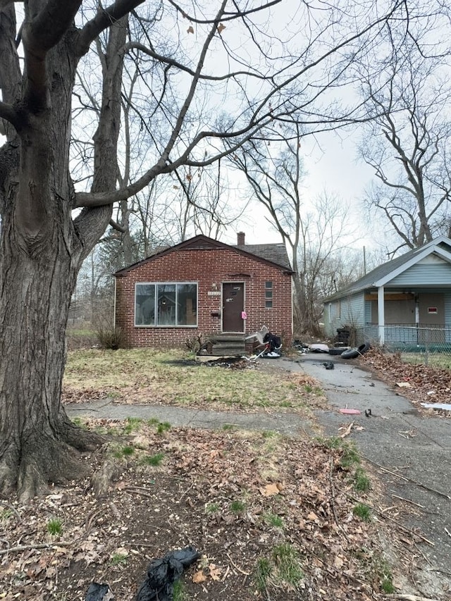 view of front of home