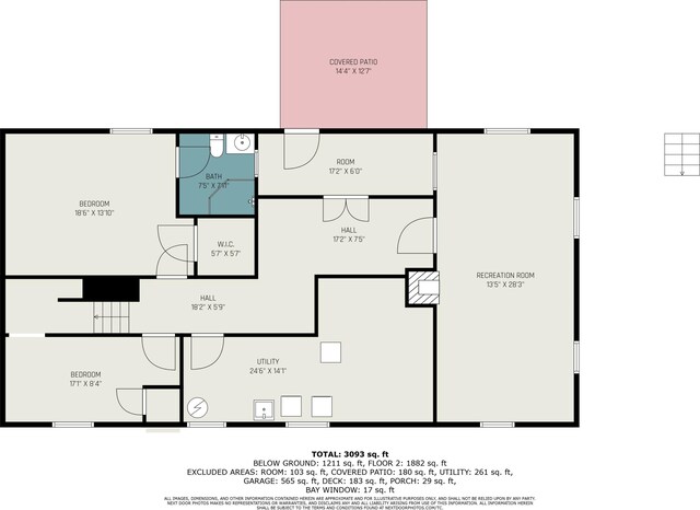 1806 Bond St, Niles, MI 49120 - home floor plan