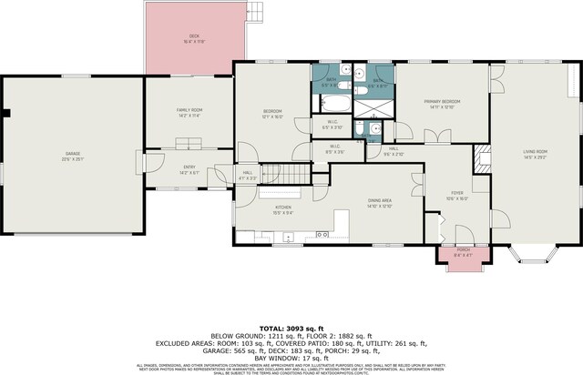 1806 Bond St, Niles, MI 49120 - home floor plan