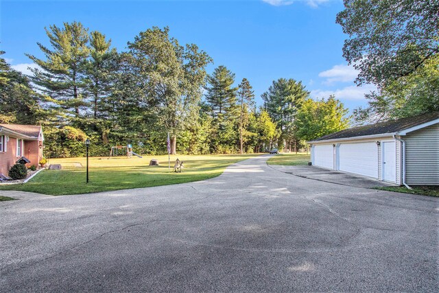 1806 Bond St, Niles, MI 49120 - view of asphalt road with view of wooded area