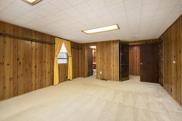 1806 Bond St, Niles, MI 49120 - carpeted spare room with wood walls