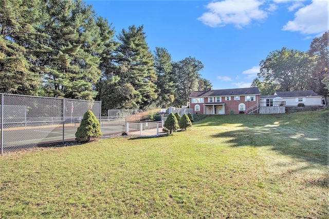 1806 Bond St, Niles, MI 49120 - view of yard featuring a wooden deck
