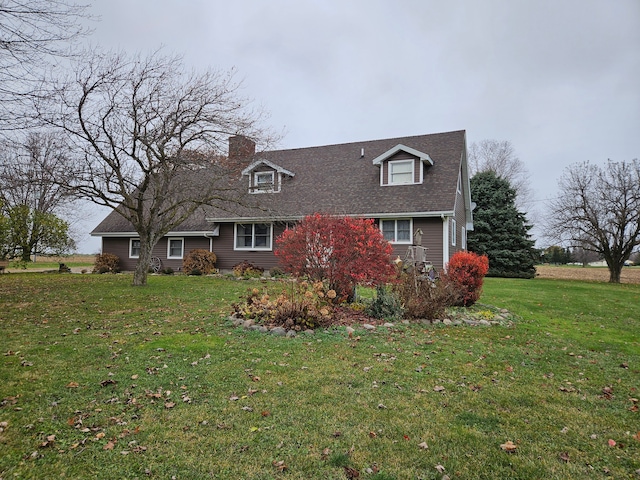 exterior space featuring a front yard