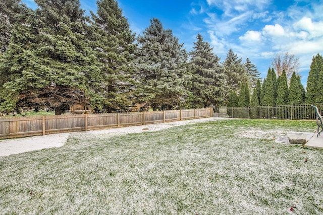 view of yard