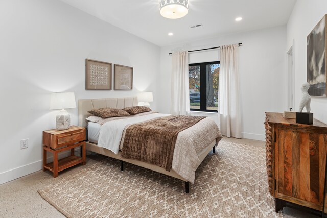 1636 Merrick St Unit 8, Detroit, MI 48208 - bedroom with baseboards and recessed lighting