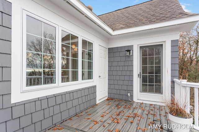 1749 Sunset Point Dr, Norton Shores, MI 49441 - view of wooden deck