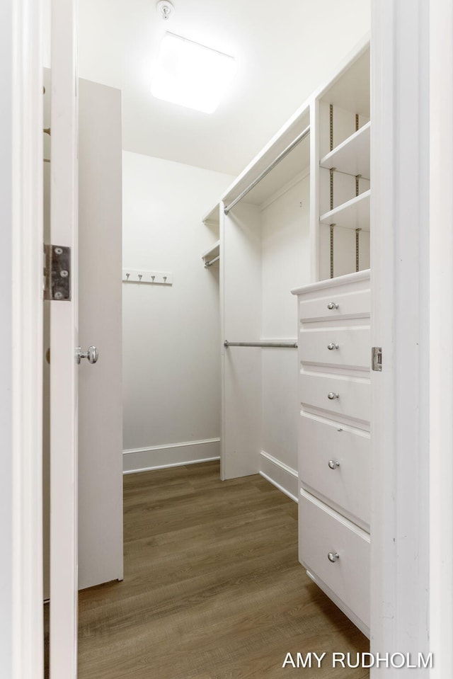 1749 Sunset Point Dr, Norton Shores, MI 49441 - walk in closet featuring wood finished floors