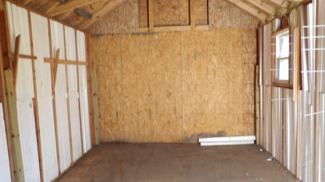 view of storage room