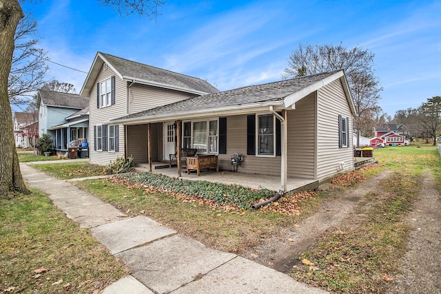 view of front of home featuring a porch