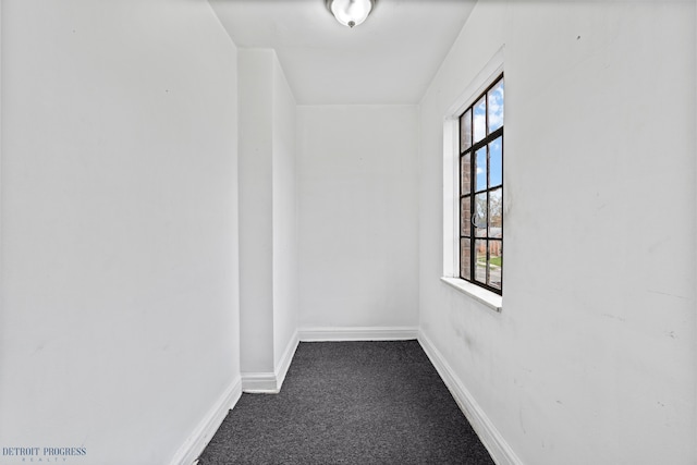 empty room with plenty of natural light and carpet floors