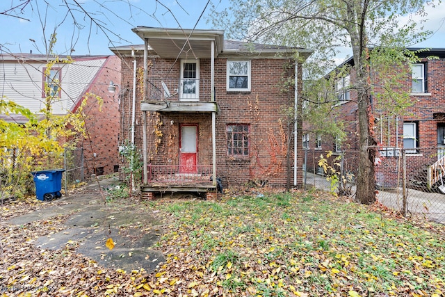 view of back of property