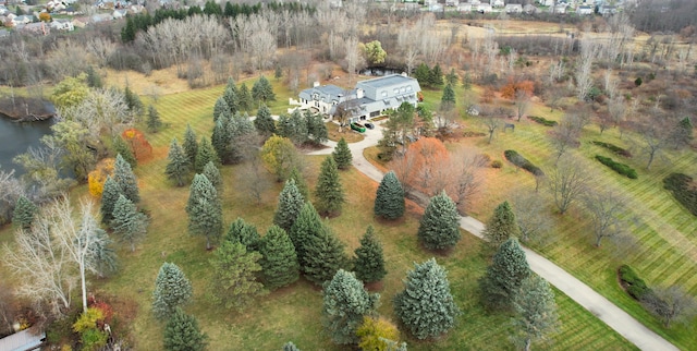 drone / aerial view featuring a rural view