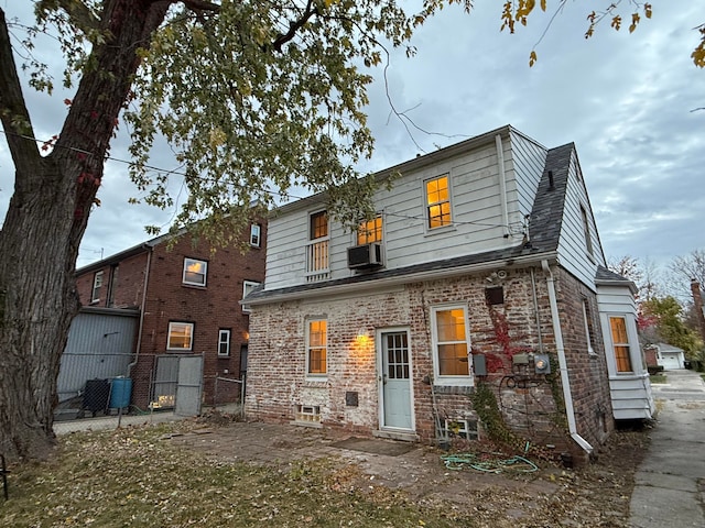 view of back of property