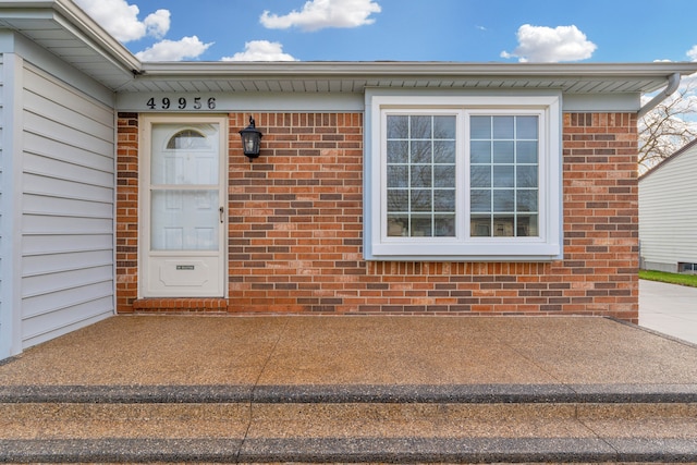 view of property entrance